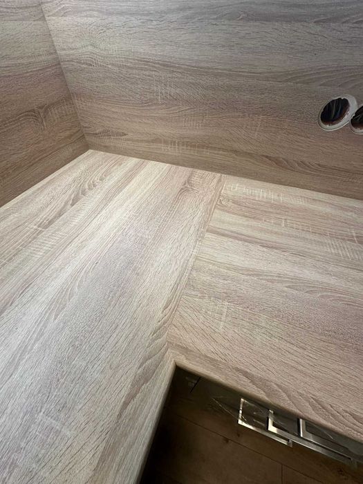 Montaż i łączenie blatów HPL, laminat, drewno (na łyżwę i prosto itp)