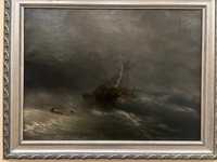 Картина ,1860-1880 годы,-Феодосийская галерея,Айвазовский