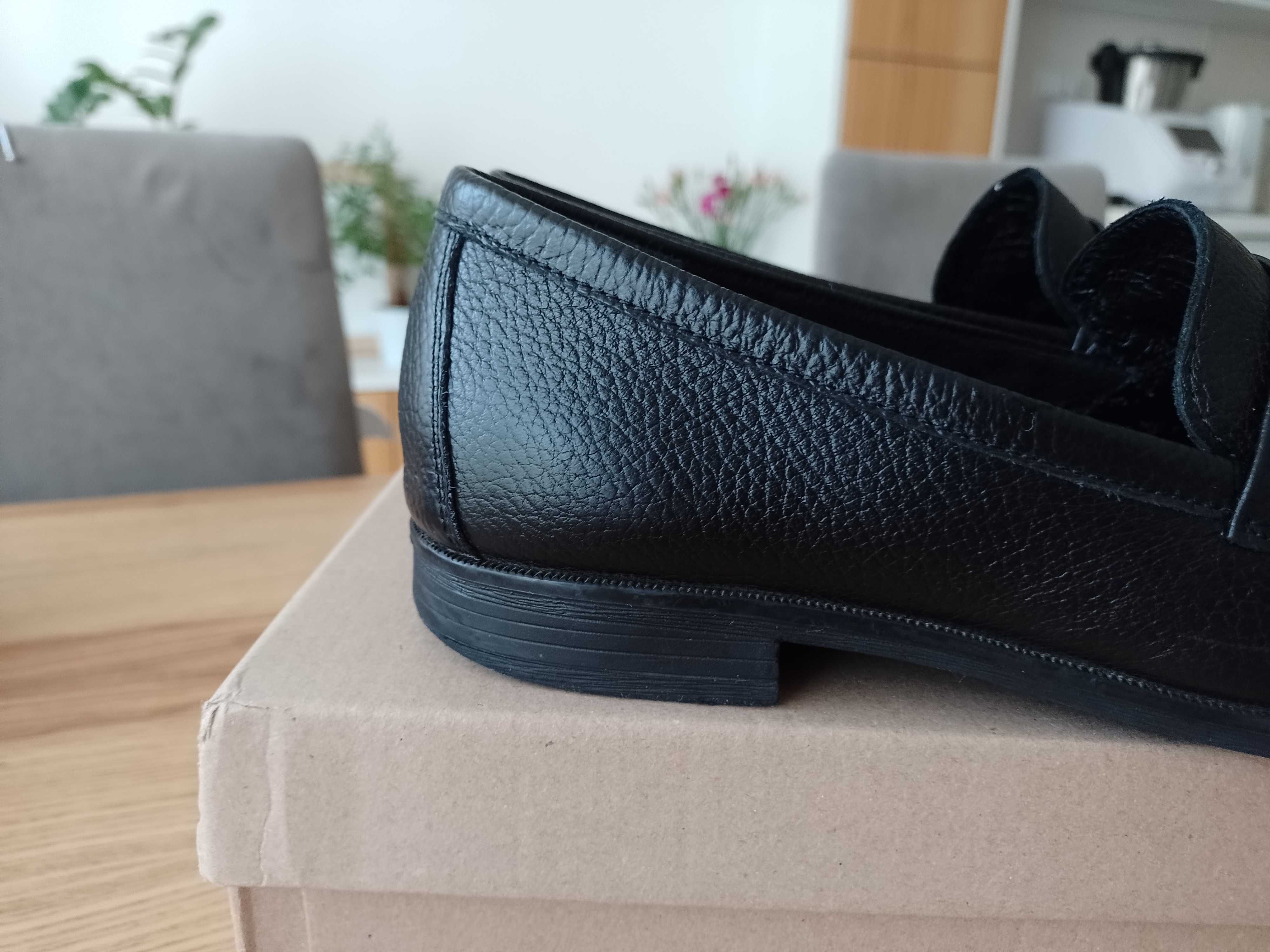 Loafersy Ryłko czarne NOWE!