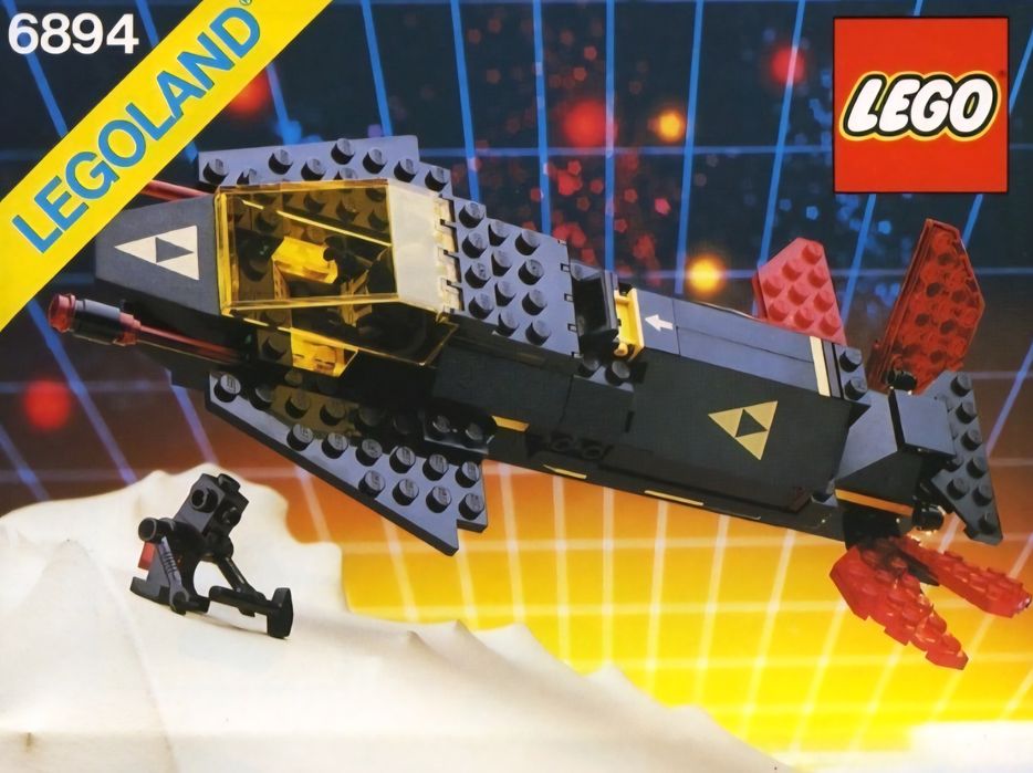 Klocki Lego Zestaw 6894 Space Kosmos Unikat Classic Vintage Black