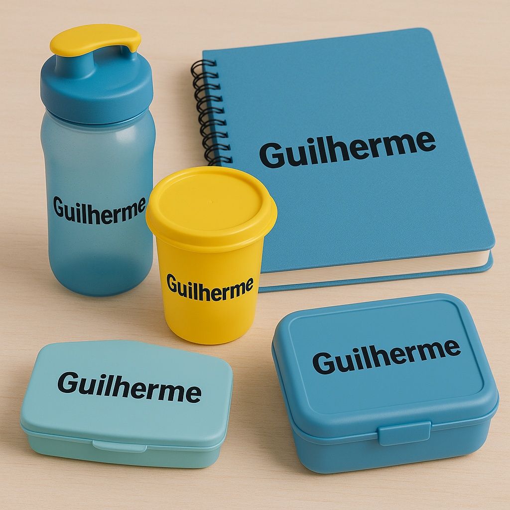 Nomes para material escolar
