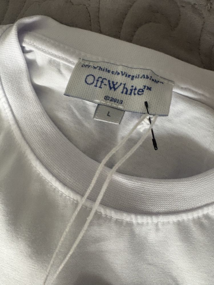 Biala koszulka off white x kaws