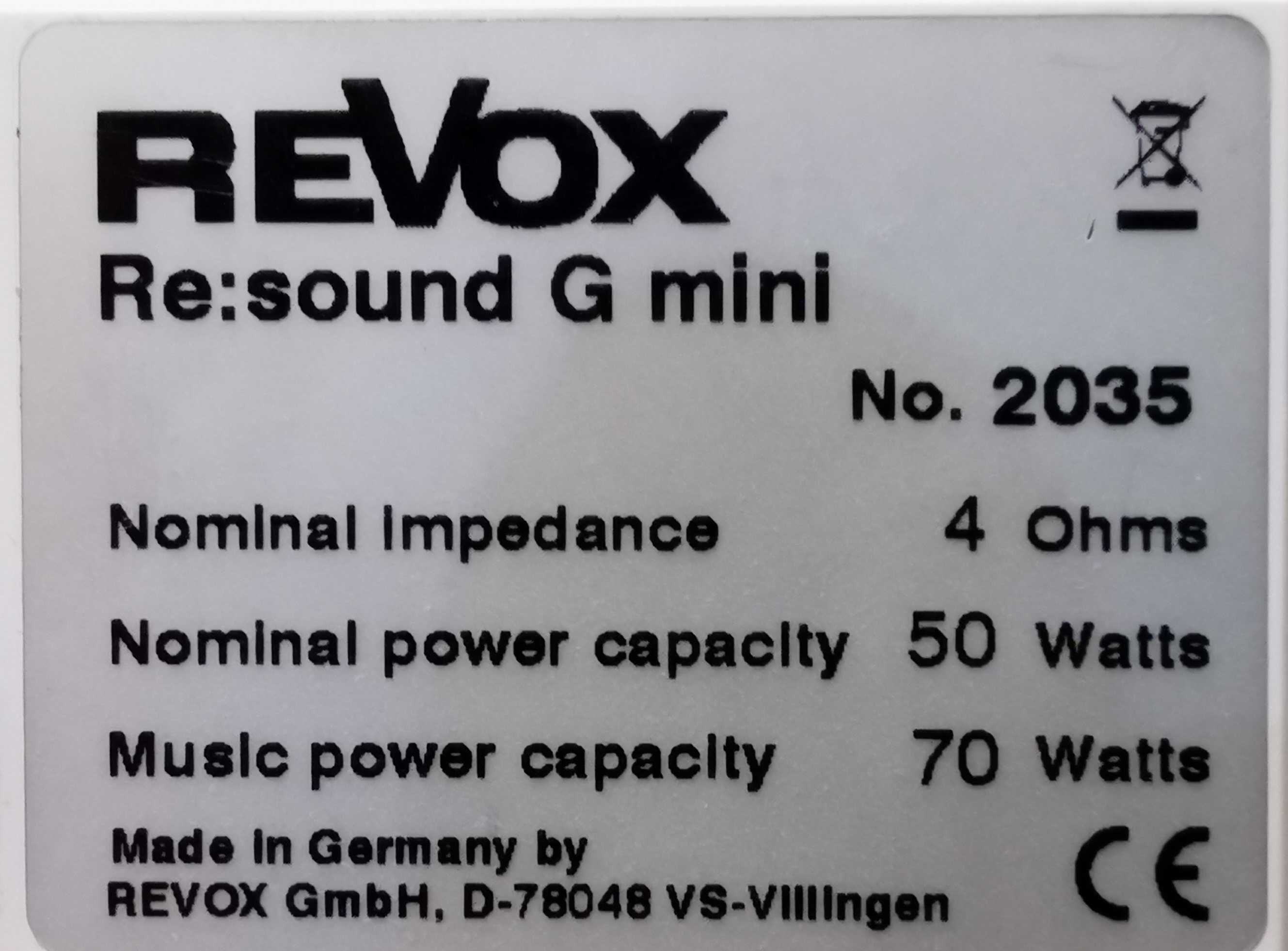 Kolumny monitory odsłuchowe Revox G50 mini