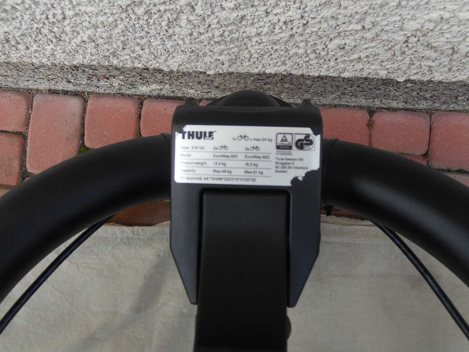 Bagażnik Rowerowy na Hak THULE  2- ROWERY- ODCHYLANY jak NOWY