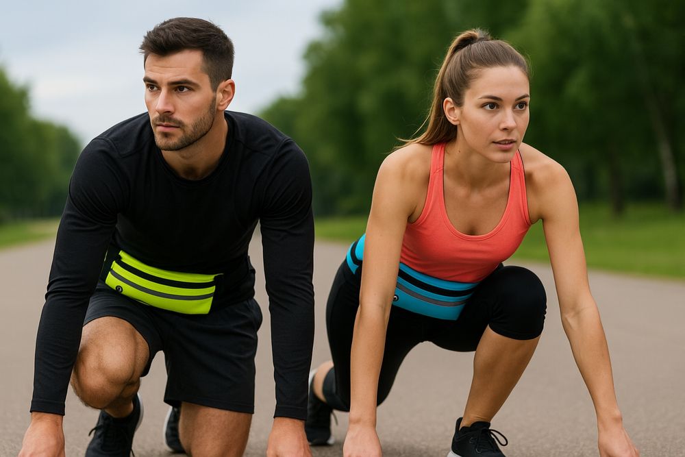 Бігова сумка на пояс. Сумка для спорту, велосипеду. Карман для ключів