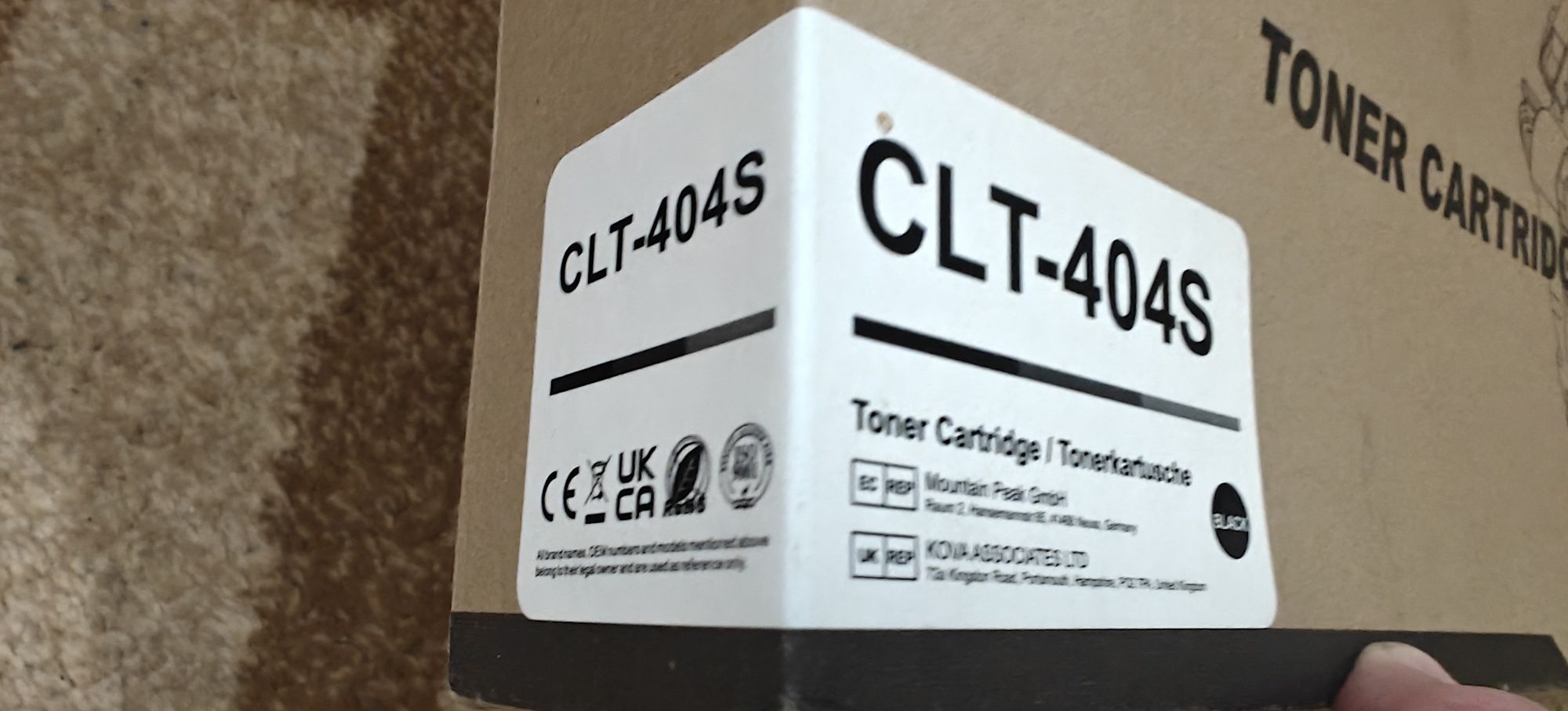 Картридж з чорним тонером SAMSUNG CLT-404S