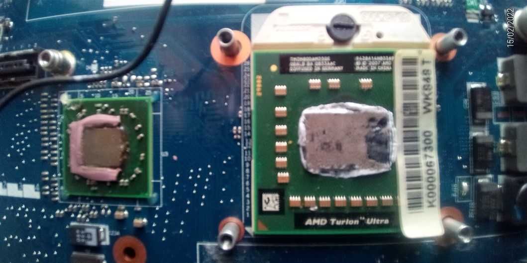 Motherboard + processador ktkae  la-4581p toshiba satélite a350d a355d