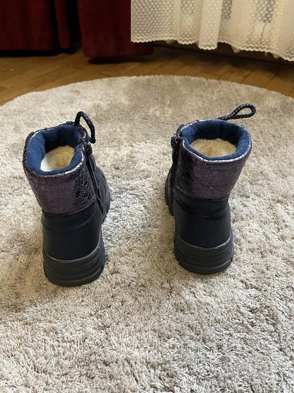 Зимові черевики на товстому хутрі 16 см
