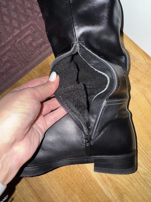 Зимні сапоги шкіра