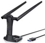 BrosTrend Adapter wzmacniacz WiFi 1200Mbps 5GHz/2.4GHz, 2x 5dBi USB3.0