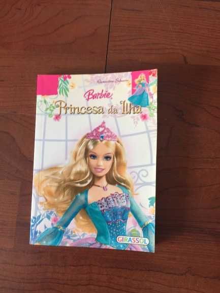 Livros da Barbie, princesas e fadas