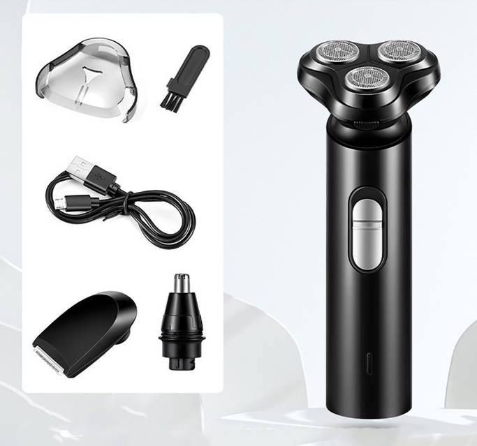 Електробритва триммер для стрижки та бороди 3в1 акумуляторний Wi-lk 80