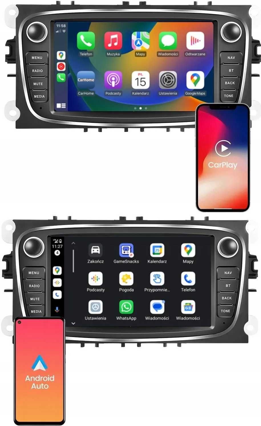 RADIO do Ford Mondeo MK4 Focus MK2 MK3 Galaxy Gps Android Wifi