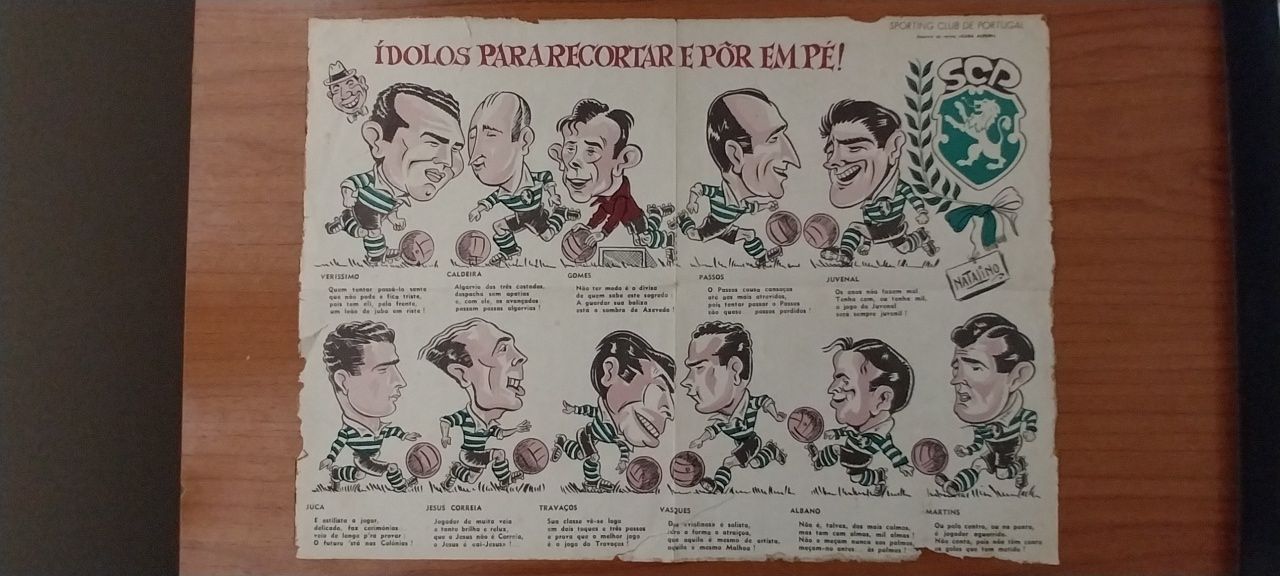 Sporting Poster Campeões época  50/51