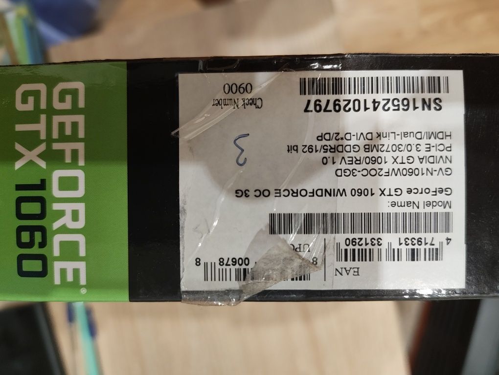 Як НОВА Gigabyte GeForce GTX 1060 3GB WINDFORCE OC