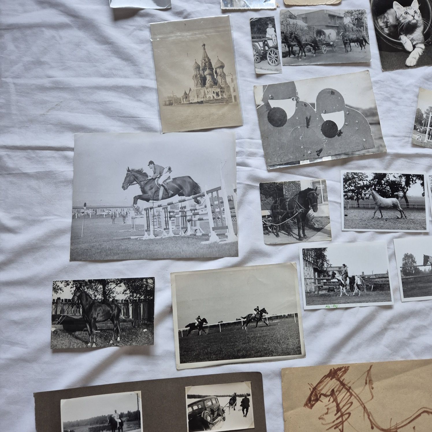 Stare zdjęcia Konie Janów Podlaski araby wyścigi Służewiec konie arabs