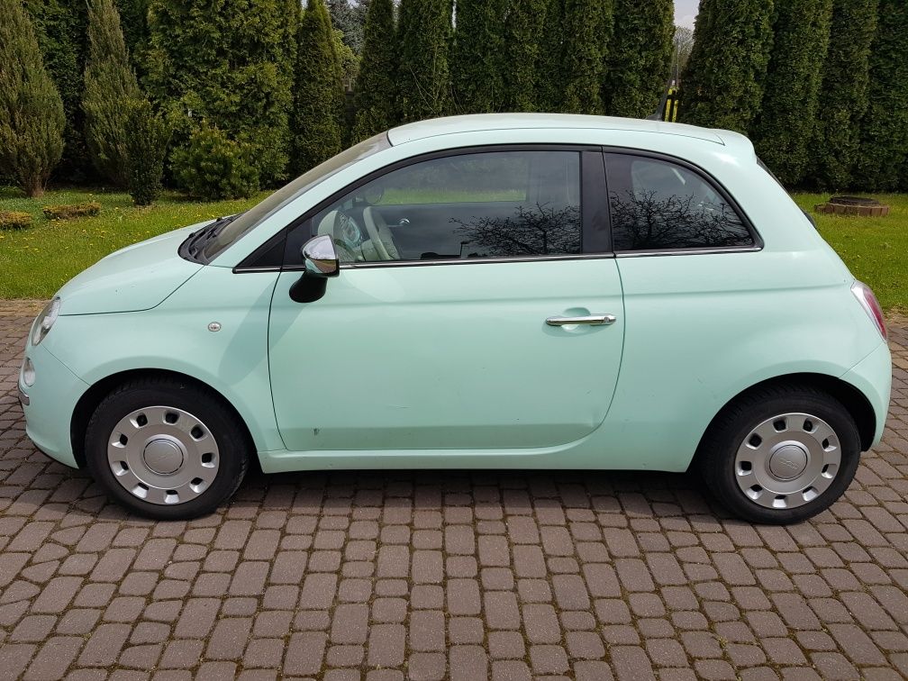 Fiat 500 1.2 zielony 2015