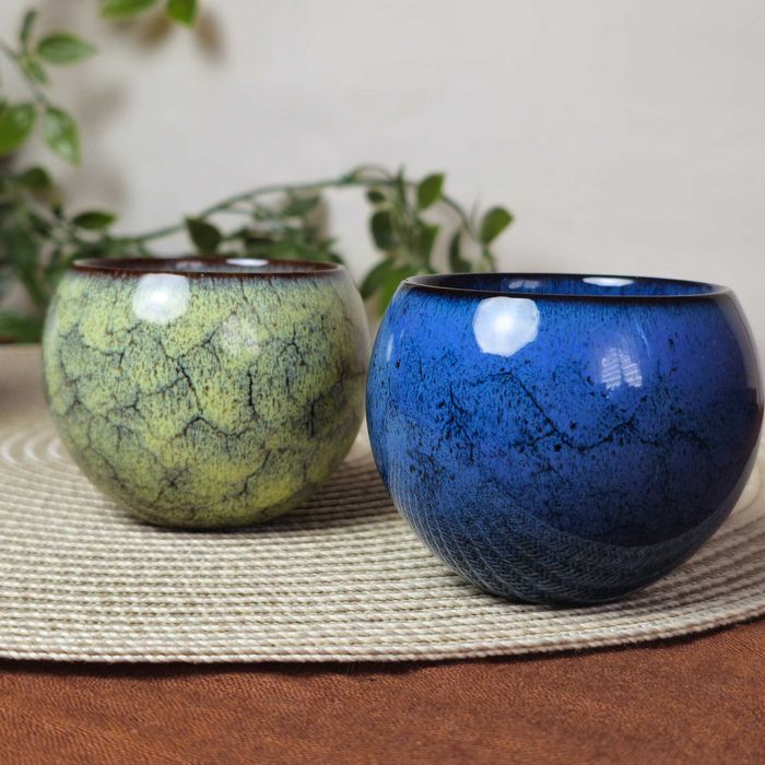 Керамическая пиала 110мл +❱ Яйцо дракона ❰+ для чайной церемонии