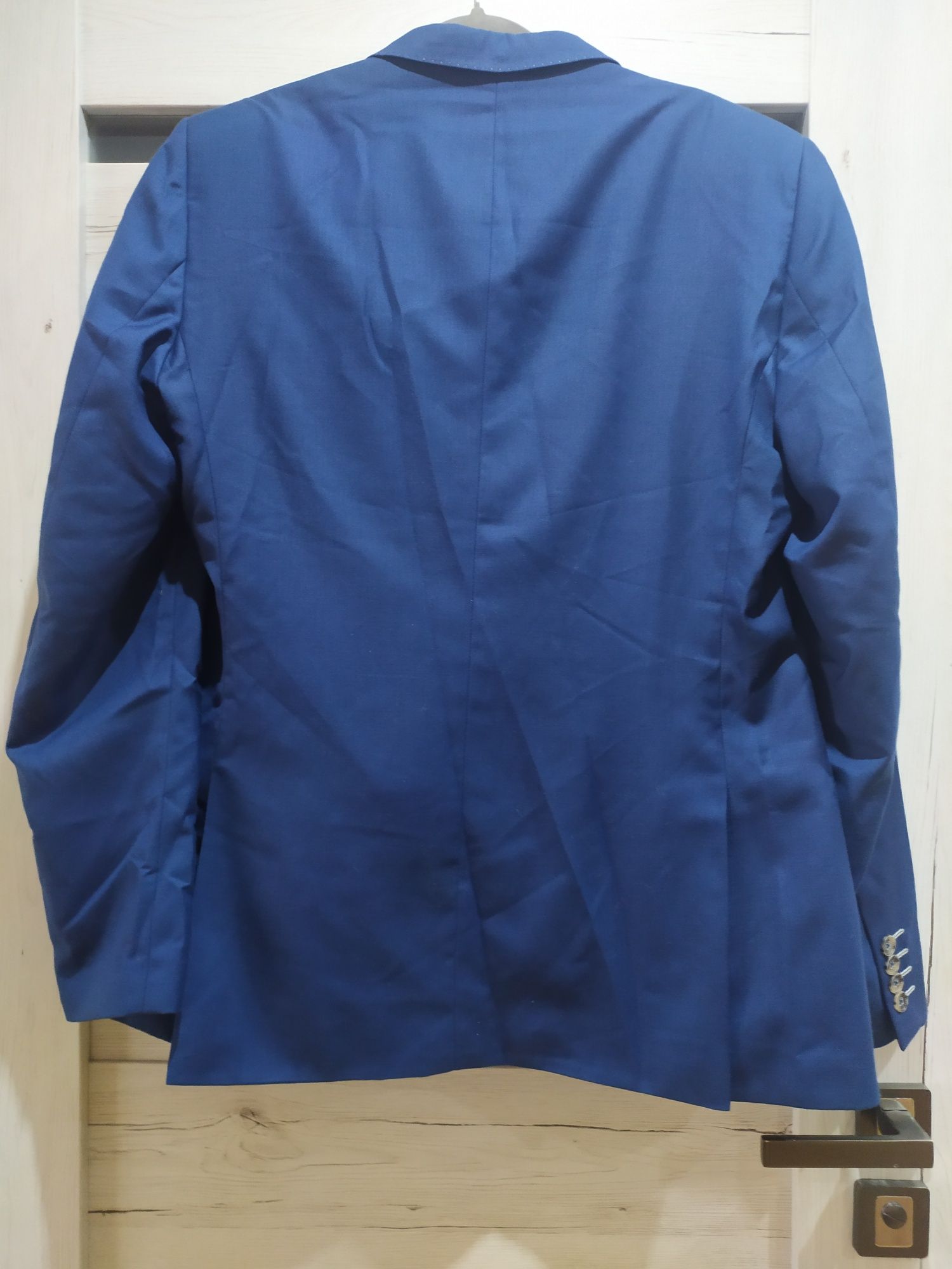 Garnitur Marco Sarti 182/100 slim niebieski