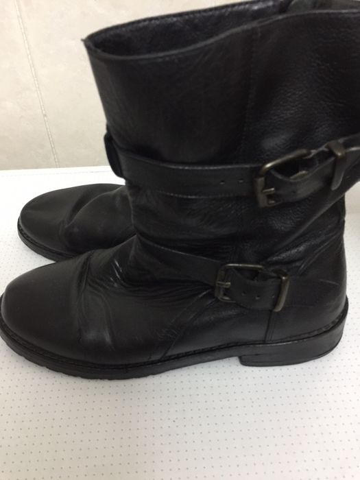 кожаные Полусапожки max mara оригинал  36 размер