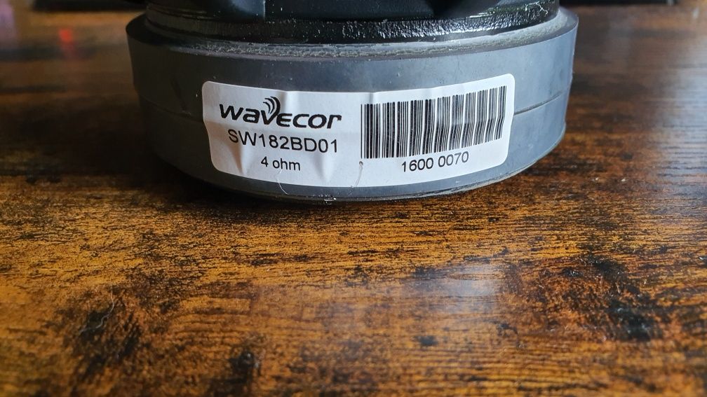 Głośniki niskotonowe / woofer Wavecor sw182bd01  2 szt