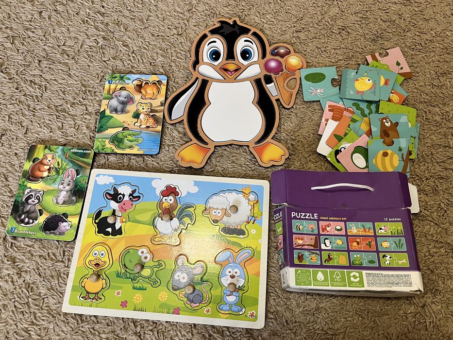 Пазли UBumblebees, ань янь, dodo, монтессорі