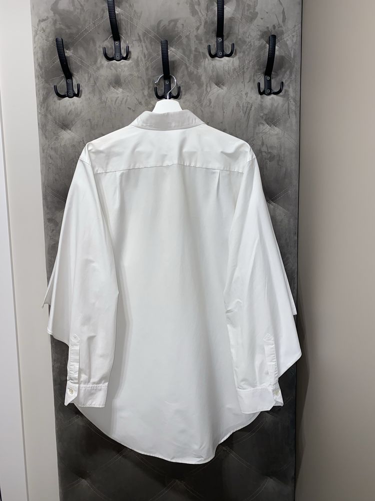 Біла сорочка бренду BEVZA oversize (можна носити як сукню-сорочку)