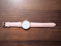 Relógio Bracelete Cor de Rosa Elegante para Mulher