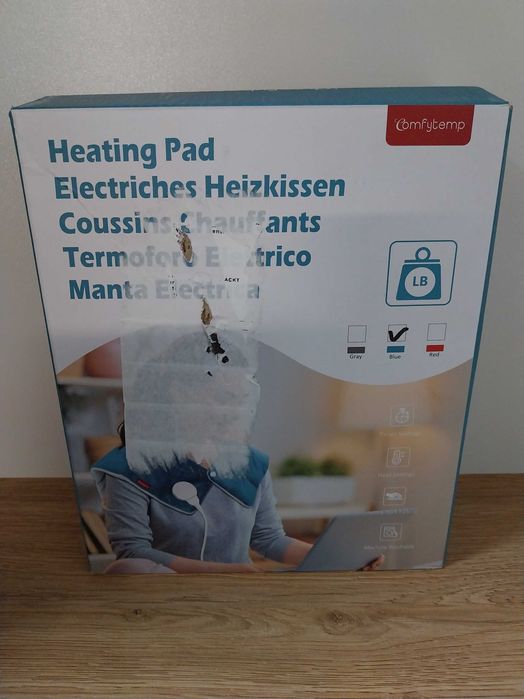 Elektryczna poduszka grzewcza na szyję comfytemp