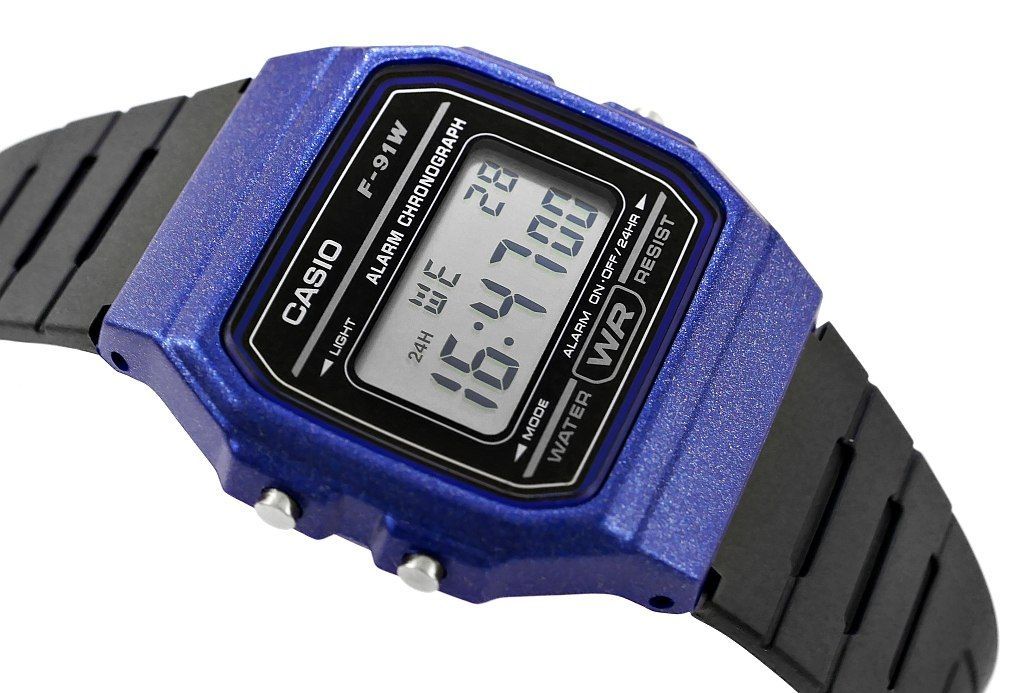 zegarek męski casio f-91wm-2adf