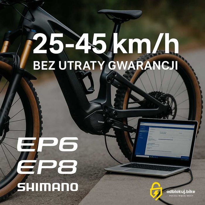 PROMOCJA odblokowanie silnika Shimano EP6 i EP8 BEZ UTRATY gwarancji