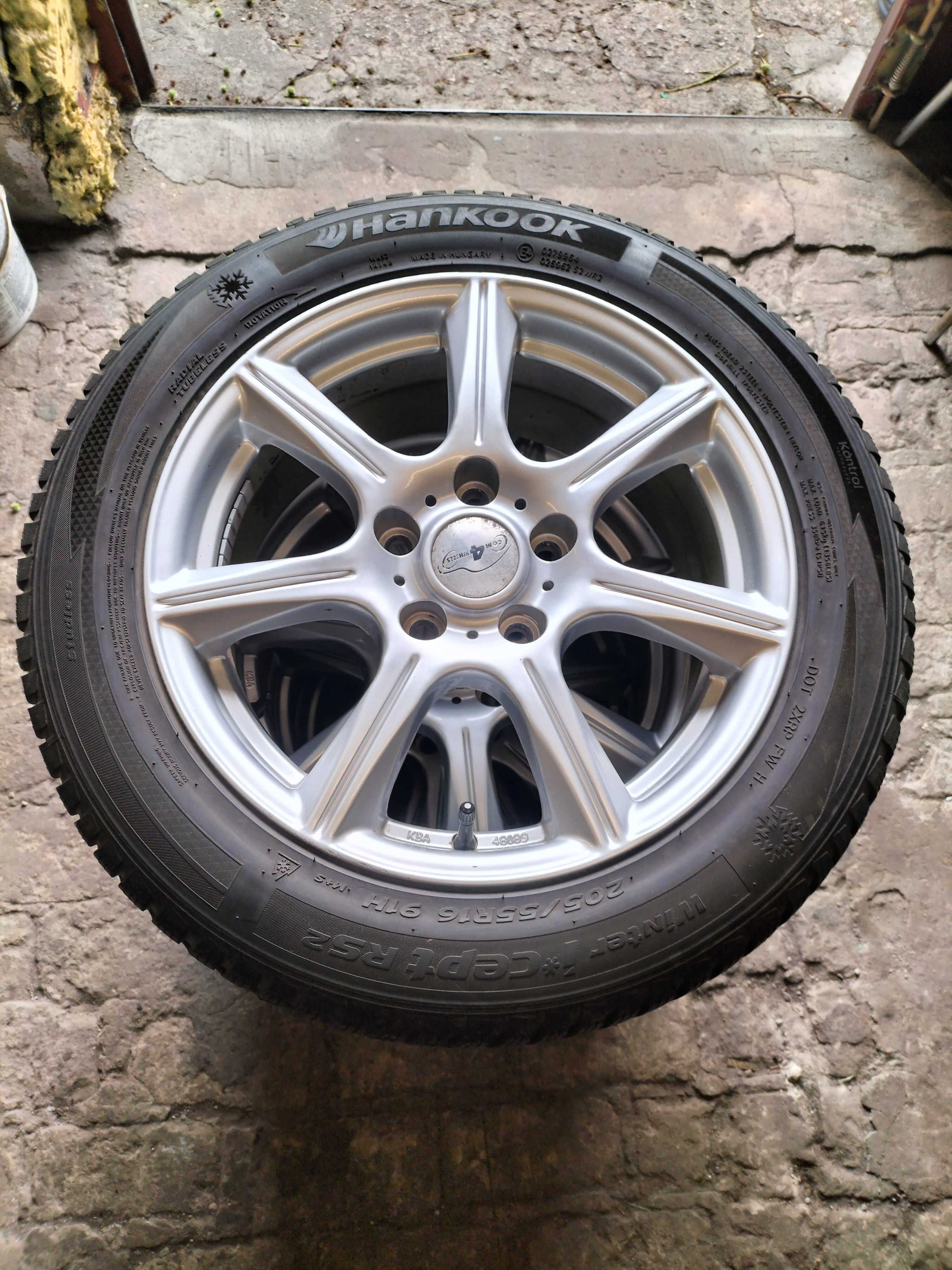 Felgi Aluminiowe Alu Opony Wielosezonowe 205/55/16R 5 x 114,3