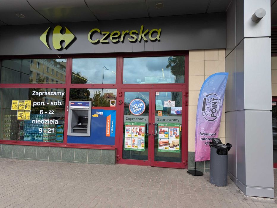 Sodastream Warszawa (Sielce), Czerska 18 Wymiana nabojów CO2