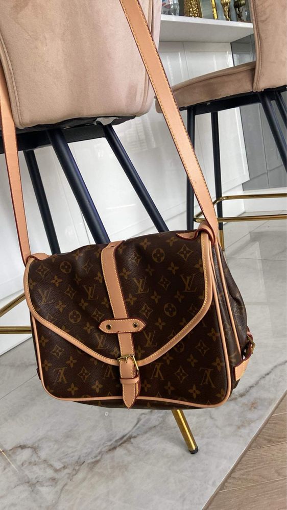 Louis Vuitton dwustronna listonoszka