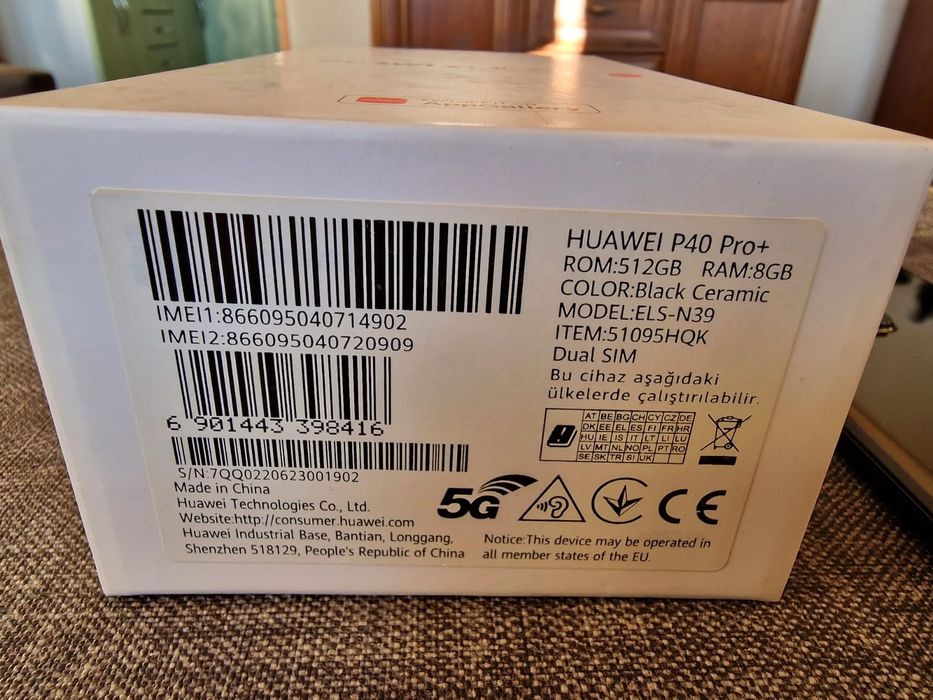 Huawei p40pro+ telefon