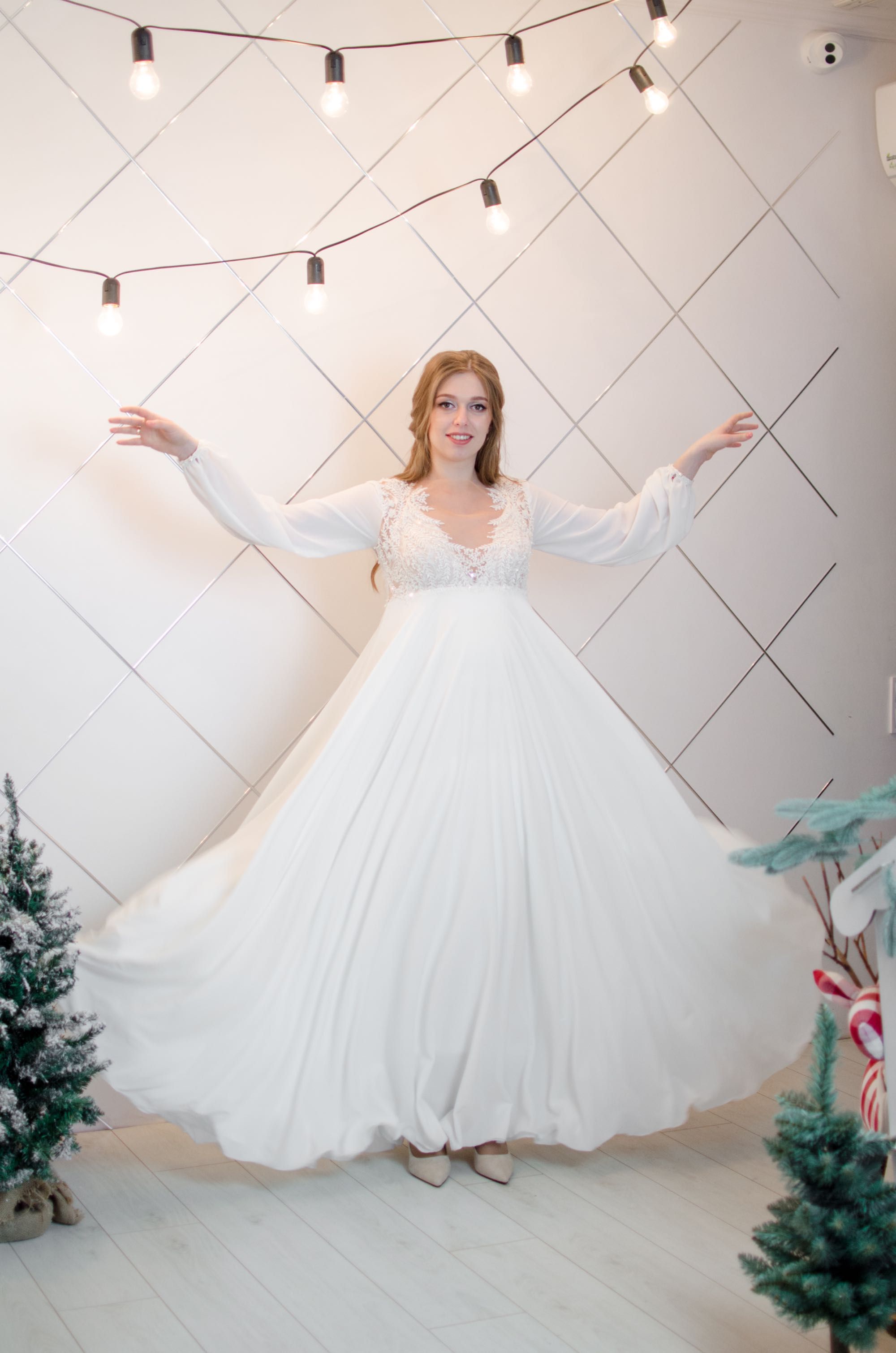 Сукня весільна довга