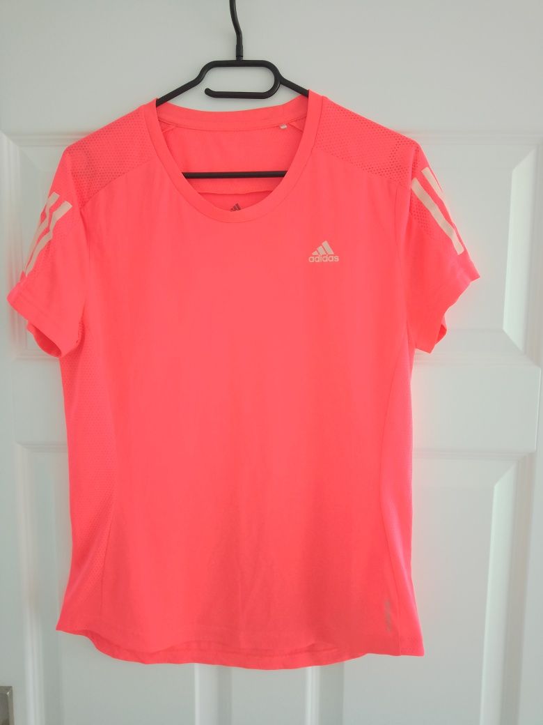 Adidas Own The Run Tee różowa koszulka sportowa treningowa t-shirt M