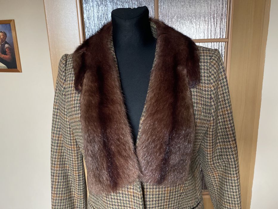 Kolnierz futro futerko naturalnw obszycie do plaszcza