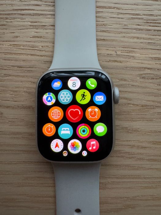 Apple Watch Series 8 - 41 mm, GPS, kolor księżycowa poświata