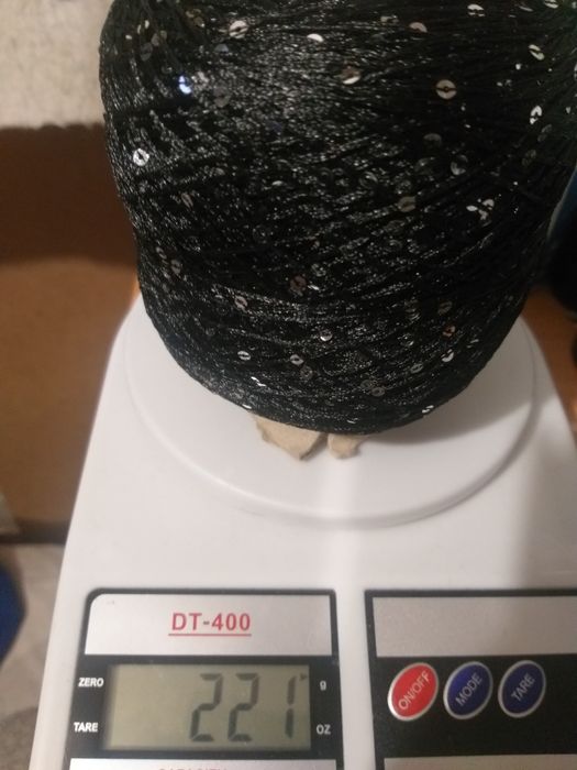 Продам пряжу с пайетками