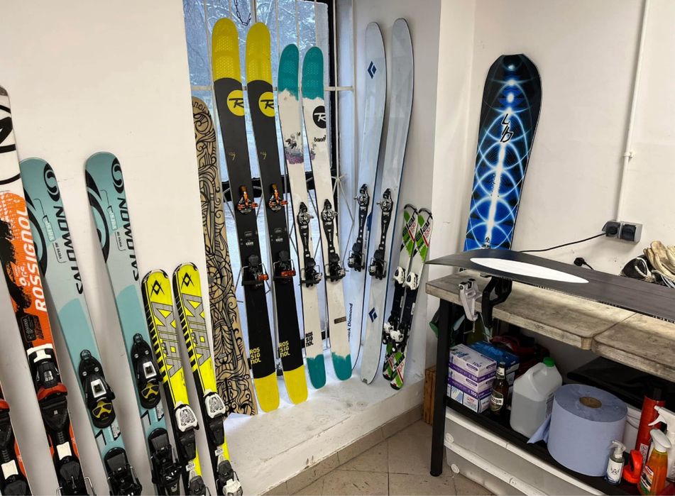Ręczny serwis nart i snowboardu solidnie i sprawnie
