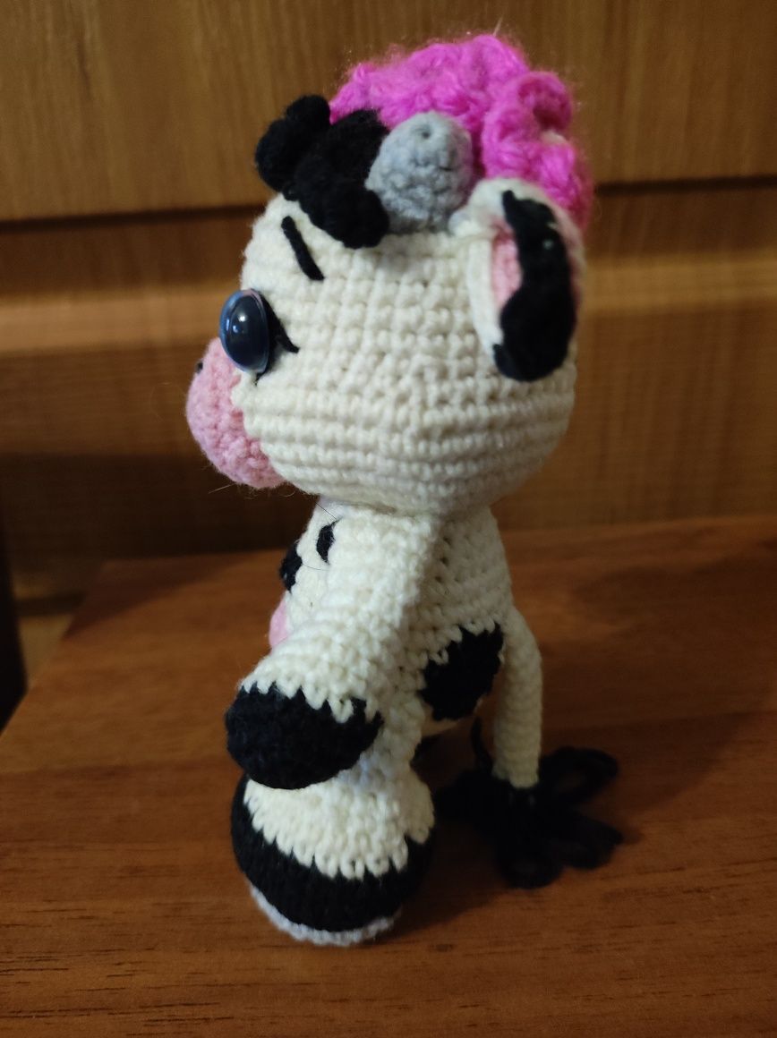 Корова вязаная игрушка