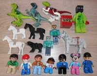 Лего Lego дупло чоловічки, тварини, зброя