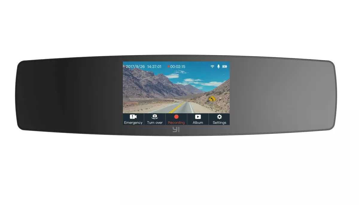 Дзеркало відеореєстратор Xiaomi YI Mirror Dash Camera Black (YI-89029)