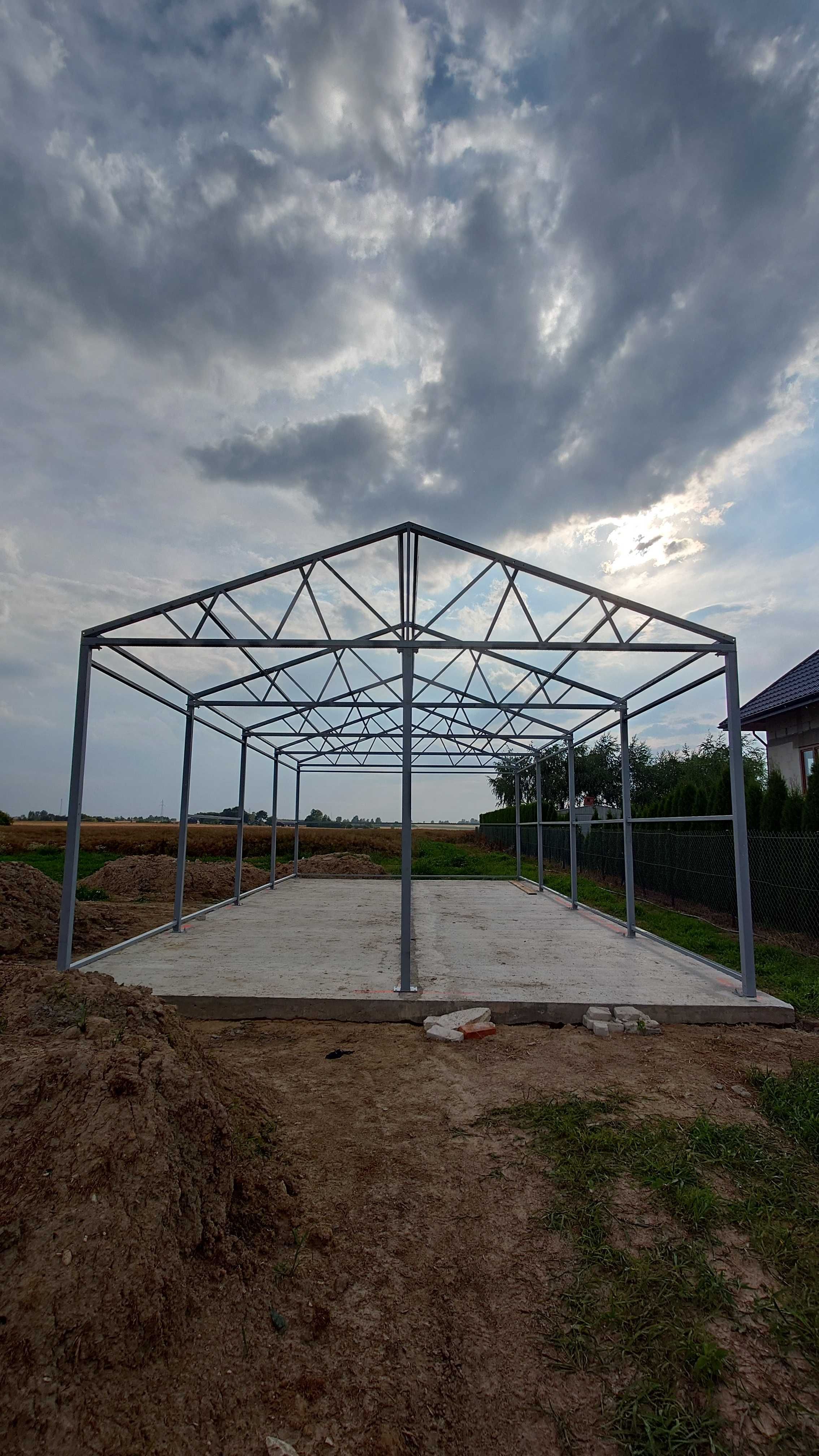 Konstrukcja stalowa - dwuspadowa 6x12