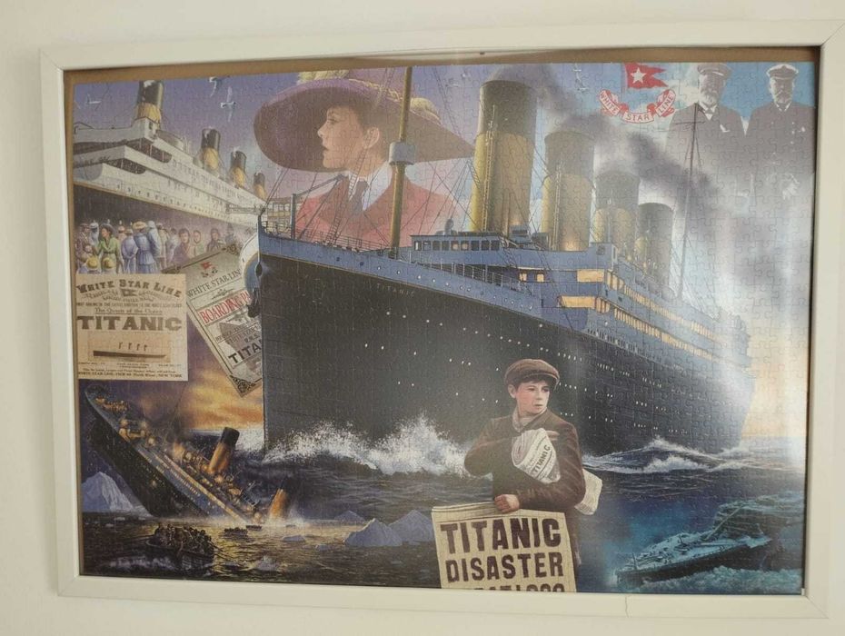 Jogo Quebra Cabeça com Moldura