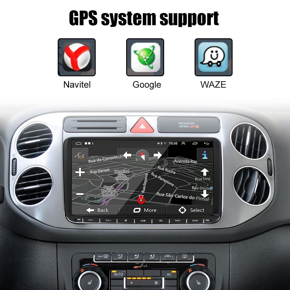 Radio Nawigacja Carplay Androidauto VW,Golf,Passat,Tiguan,Seat, Touran