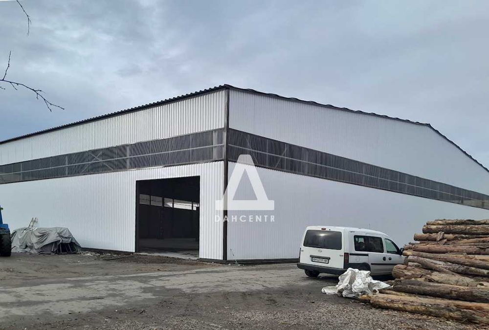 Ангар холодний 20х42х5, будівництво під замовл., навіс, кінний манеж.