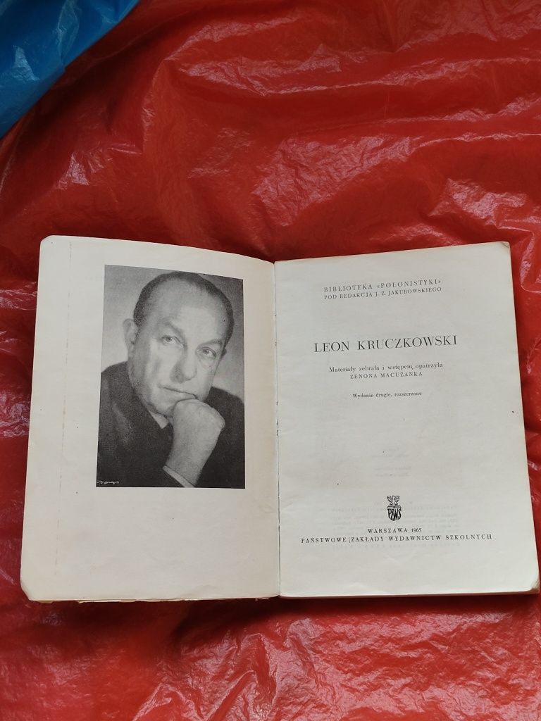 Książka Leon Kruczkowski  1965rok