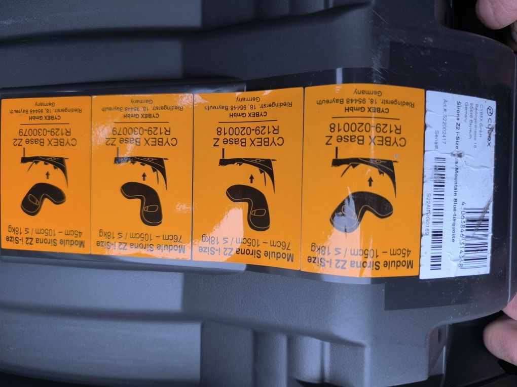 Cadeira Sirona Z + base Isofix 360graus